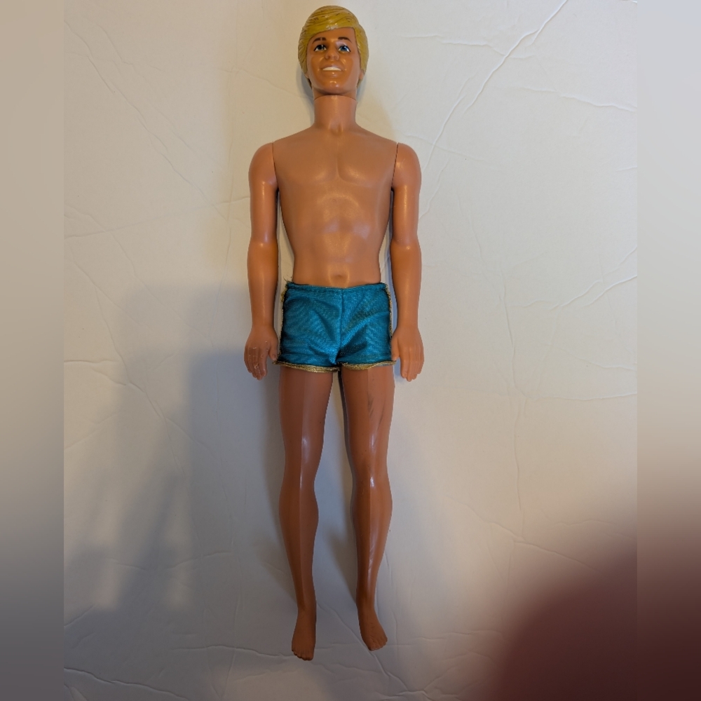 Vintage Blonde Ken Doll-Sun Gold Malibu Ken 1983